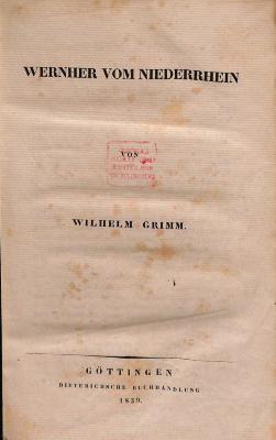 DLIT7933 : Wernher vom Niederrhein (1839)
