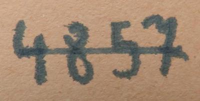 - (NSDAP-Gauarchiv Südhannover-Braunschweig), Von Hand: Nummer; '4857'. 