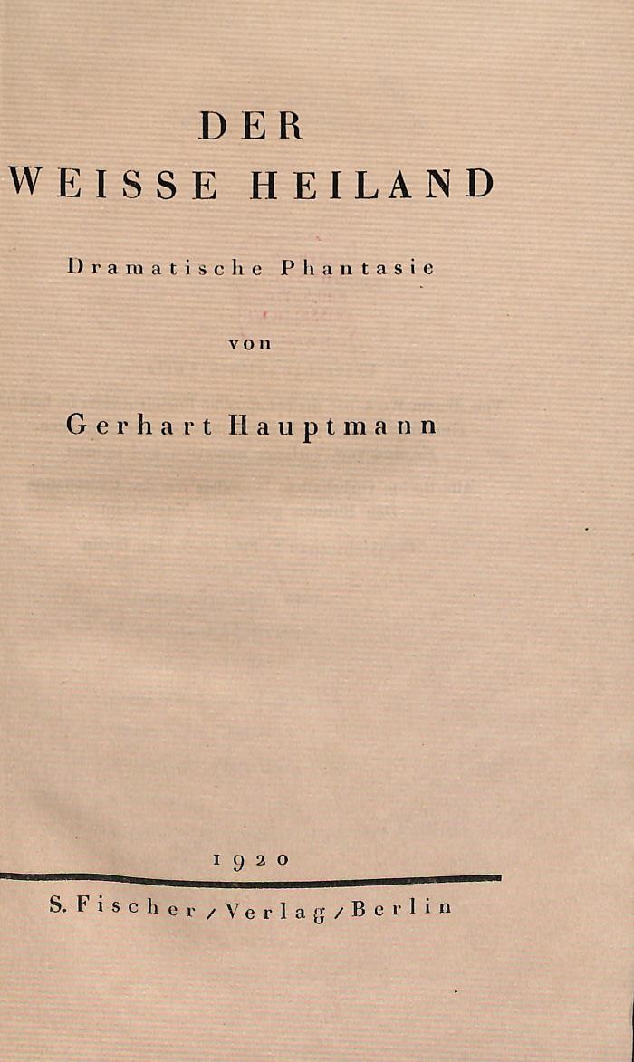 DLIT7811 : &lt;&gt; weisse Heiland (1920)