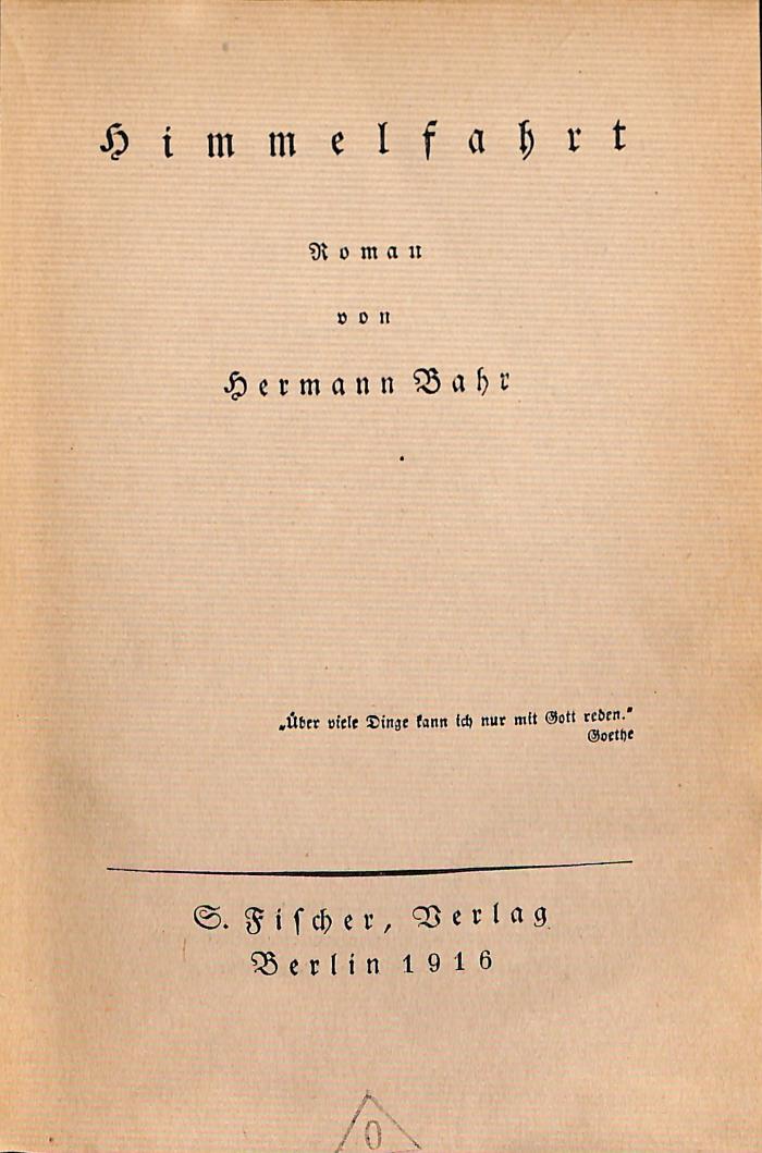 DLIT7813 : Himmelfahrt (1916)