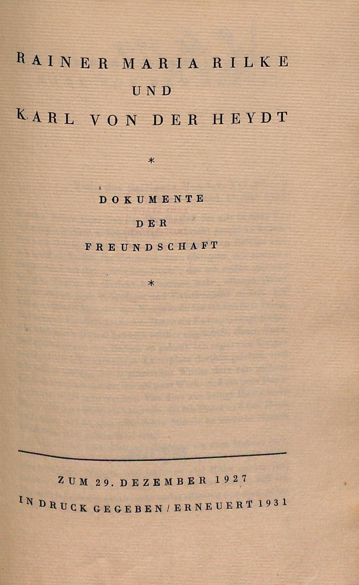 DLIT7918 : Dokumente der Freundschaft (1931)