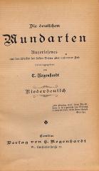 DLIT7905:1 : &lt;&gt; deutschen Mundarten (1899)