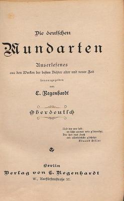 DLIT7905:3 : &lt;&gt; deutschen Mundarten (1897)