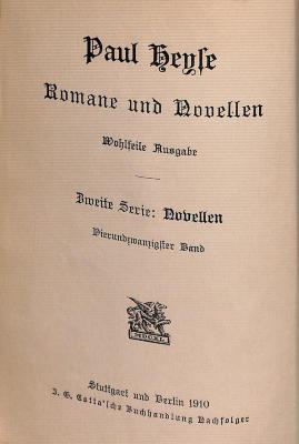 DLIT7949:24 : Romane und Novellen (1910)