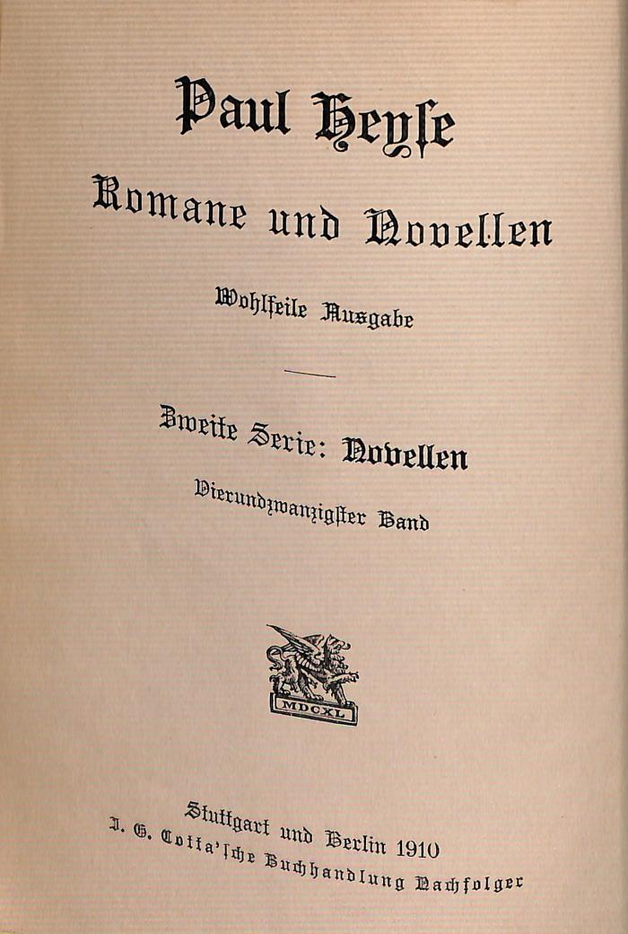 DLIT7949:24 : Romane und Novellen (1910)