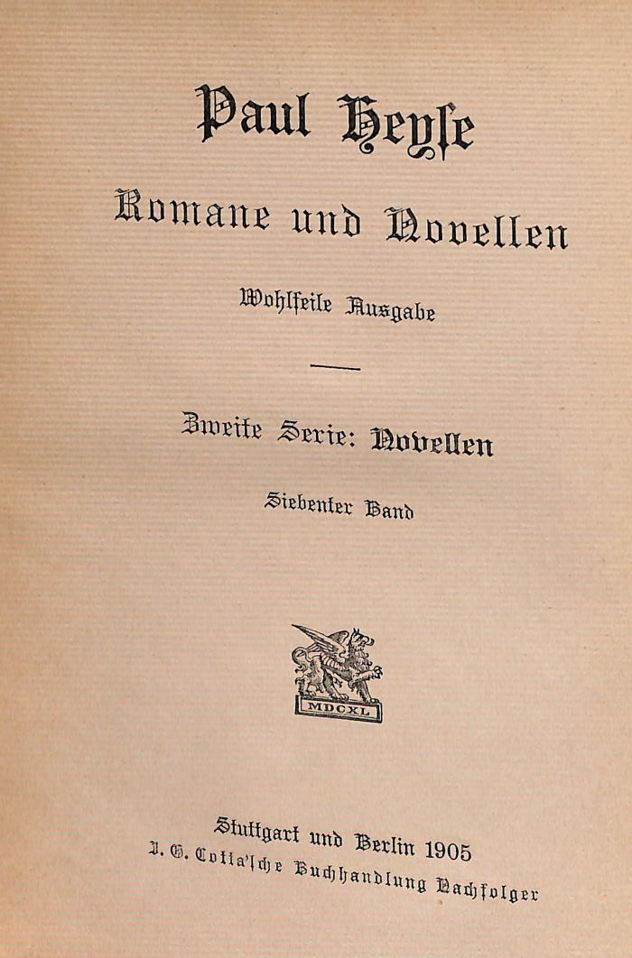 DLIT7949:7 : Romane und Novellen (1905)