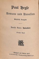 DLIT7949:5 : Romane und Novellen (1905)