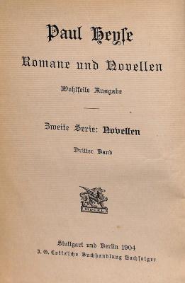 DLIT7949:3 : Romane und Novellen (1904)