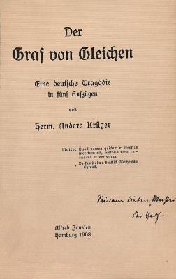 DLIT7947 : &lt;&gt; Graf von Gleichen (1908)