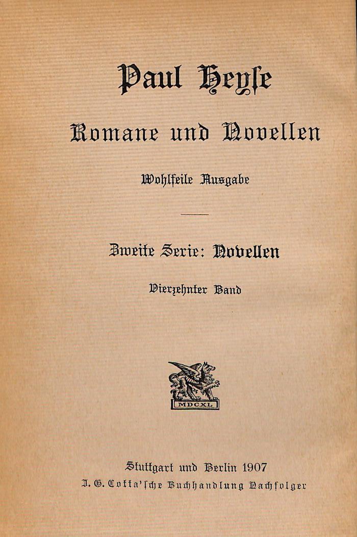 DLIT7949:14 : Romane und Novellen (1907)
