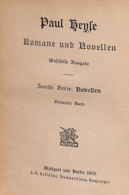 DLIT7949:7 : Romane und Novellen (1905)