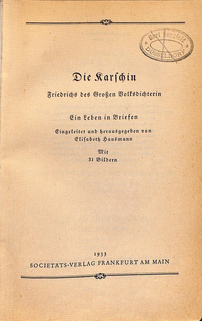 DLIT8070 : &lt;&gt; Karschin (1933)