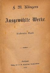 DLIT7957:7/8 : Ausgewählte Werke (1880)