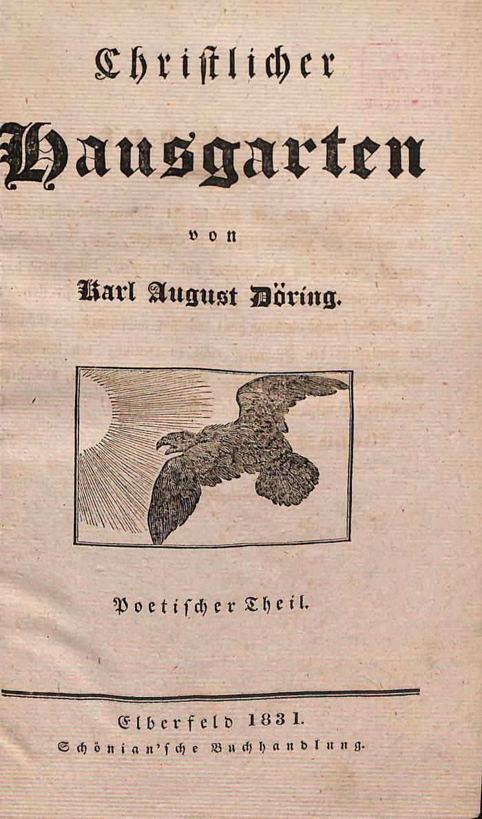 DLIT7980 : Christlicher Hausgarten (1831)
