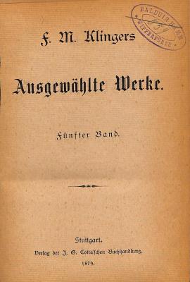 DLIT7957:5/6 : Ausgewählte Werke (1879)