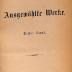 DLIT7957:1/2 : Ausgewählte Werke (1878)