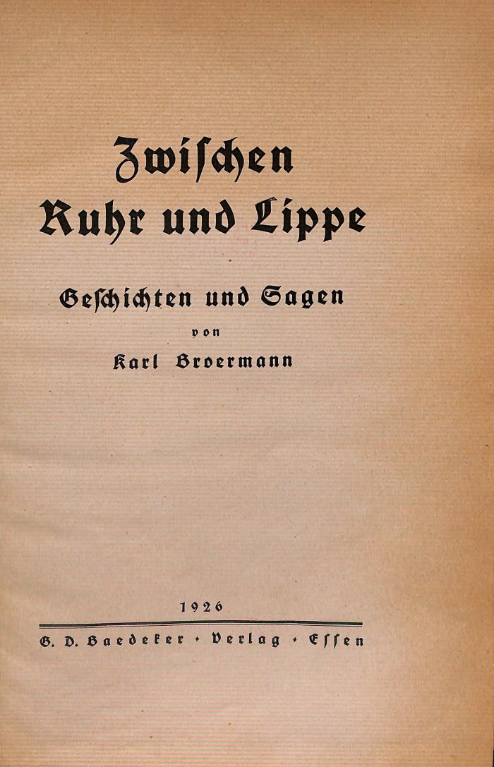 DLIT8089 : Zwischen Ruhr und Lippe (1926)