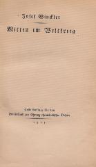 DLIT8005 : Mitten im Weltkrieg (1915)