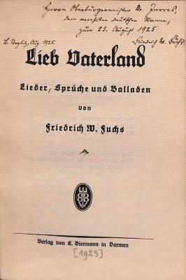 DLIT8085 : Lieb Vaterland ([1925])
