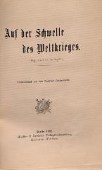 DLIT8011:1 : Auf der Schwelle des Weltkrieges (1891)
