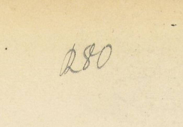 - (Hoppe, Willy), Von Hand: Nummer; 'R80'. 