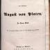 DLIT8285 : Gesammelte Werke des Grafen August von Platen (1839)