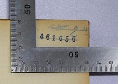 - (Kielmeyer, Otto A.), Stempel: Nummer; '461650'. 
