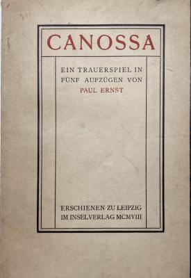 DLIT8315 : Canossa (1908)
