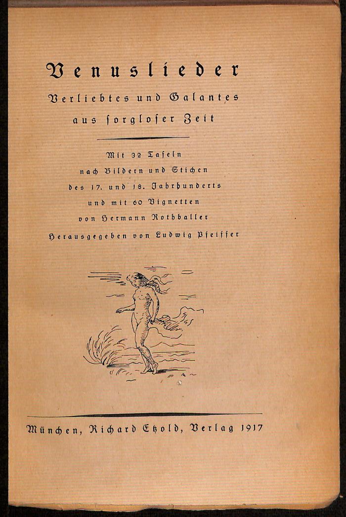 DLIT8433 : Venuslieder (1917)