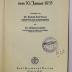 Ba 427a : Die deutsche Gemeindeordnung vom 30. Januar 1935. (1935)