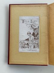 - (Ligthart, Theo), Etikett: Exlibris; 'DcH 1926
Tolle Lege
Ex=libris 
TH = LIGTHART'.  (Prototyp)