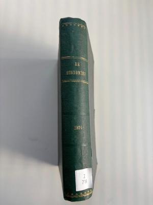 Z 714 (ausgesondert) 1924 : De Economist (1924)