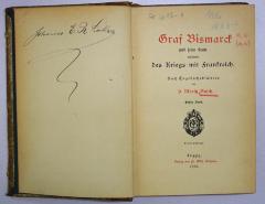 I 618-1;I 618-2 ; ;: Graf Bismarck und seine Leute während des Kriegs mit Frankreich. 1 (1878)