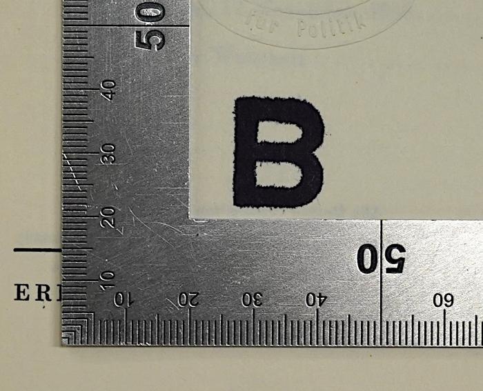 Ba 47 : USA in Not und Überfluß (1939);-, Stempel: ; 'B'