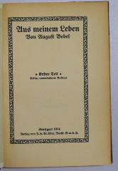 B 704-1&lt;3&gt; : Aus meinem Leben. (1914)