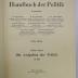 B 881-3&lt;2&gt;&lt;4.o&gt;b : Handbuch der Politik : Die Aufgaben der Politik, 2. Teil (1914)