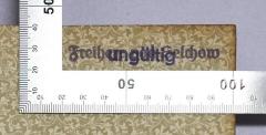 - (von Selchow, Bogislav), Stempel: Name; 'Freiherr von Selchow'. 