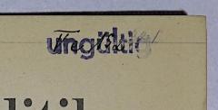 - (Lyzeum und Oberlyzeum Zehlendorf), Von Hand: Signatur; 'Ve 152'. 