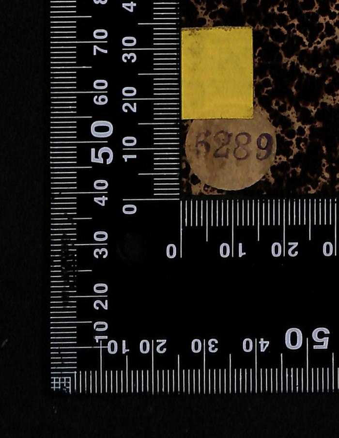 - (Jüdische Gemeinde zu Berlin), Etikett: Signatur; '5289'. 