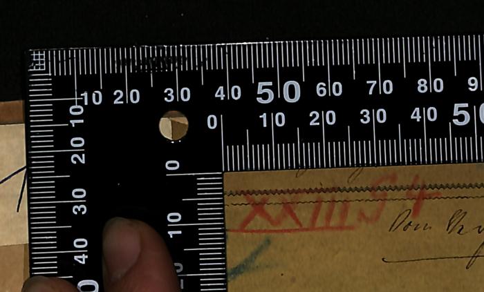 -, Von Hand: Notiz; 'XXIII S4'