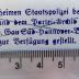 - (NSDAP-Gauarchiv Südhannover-Braunschweig;Deutsches Reich. Geheime Staatspolizei;Geheime Staatspolizei. Staatspolizeileitstelle Hannover), Stempel: Name, Ortsangabe, Besitzwechsel; 'Von der Geheimen Staatspolizei beschlagnahmt und dem Partei-Archiv der NSDAP, Gau Süd-Hannover-Braunschweig zur Verfügung gestellt.'.  (Prototyp)