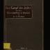 JUD II E2 5370 : Der Kampf der Juden um ihre Emanzipation in Bayern. Auf Grund handschriftlichen Quellenmaterials (1905)