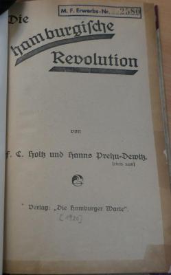 02_580 : Die hamburgische Revolution (1920)