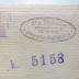 - (Allgemeiner Deutscher Gewerkschaftsbund. Ortsausschuß Herford), Stempel: Nummer; '5158'. 