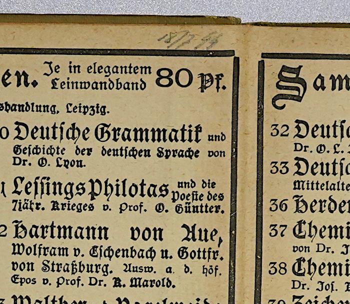 SA 125 : Sociologie (1899);-, Von Hand: Datum; '[18/7 44]'