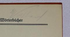 - (Wolfhard, Johann Michael), Von Hand: Autogramm, Name; 'Wolfhard'. 