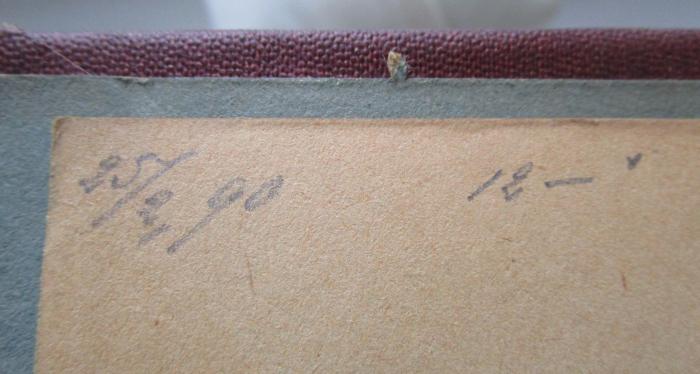 - (unbekannt), Von Hand: Nummer; '25/2,90[?]
12 - '. 