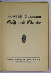 Ba 828-4 : Geist und Glaube. (1911)