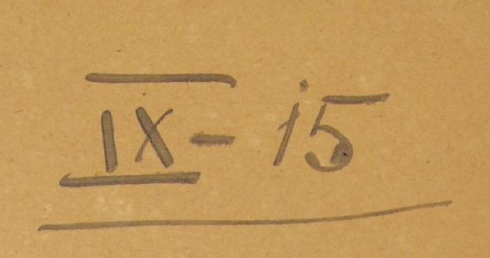 -, Von Hand: Inventar-/ Zugangsnummer; 'IX-15'