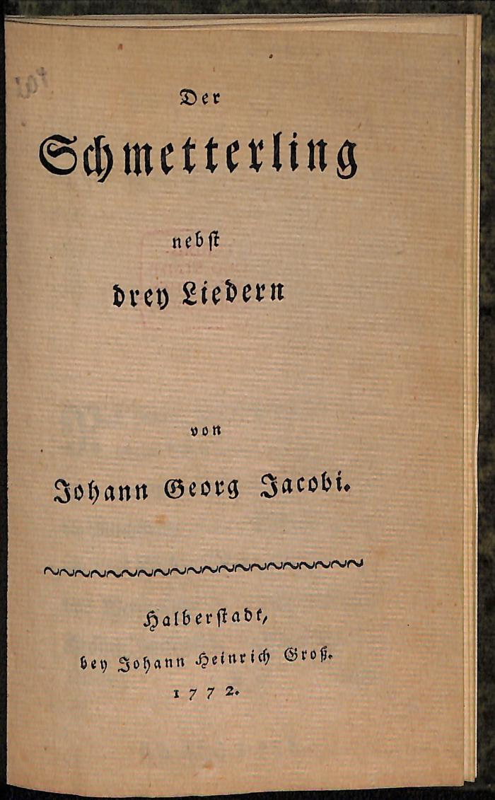 DLIT7715 : &lt;&gt; Schmetterling (1772)